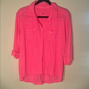 Abercrombie & Fitch Vibrant Pink Shirt